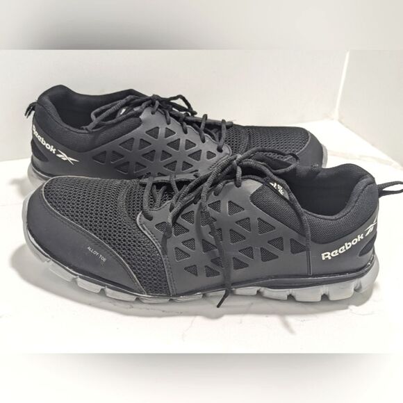 Reebok Sublite Cushion Work RB4041 Men Work safety Black 15 Wide sneakers shoe - Picture 1 of 11